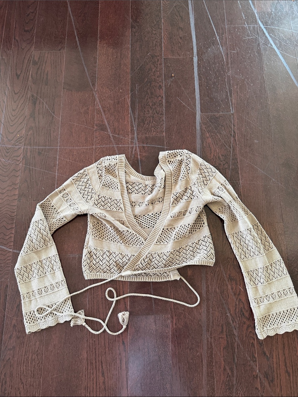 NWT Aerie Reversible Wrap Sweater